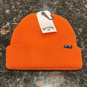 NWT Billabong Orange Knit Hat